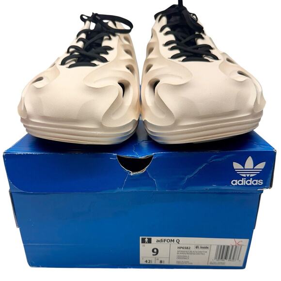 New Adidas AdiFOM Q‎ Sneakers Casual Shoes White Black HP6582 Men\'s US 9 main image 12
